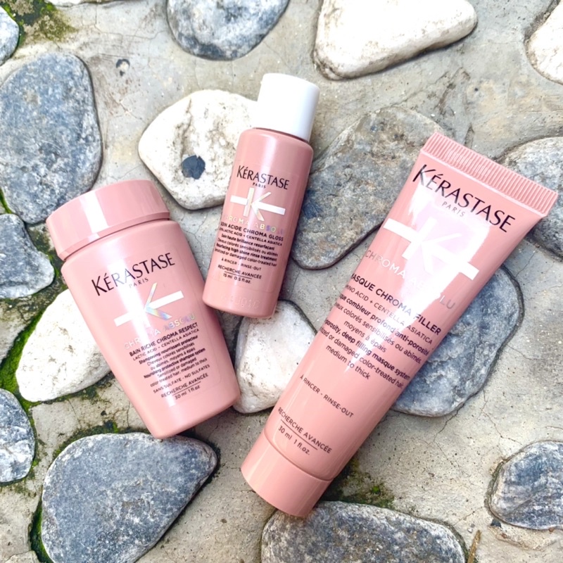 SET CHĂM SÓC VÀ DƯỠNG MÀU TÓC NHUỘM 3 MÓN KERASTASE