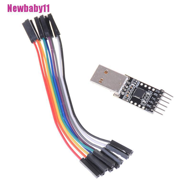 Mô Đun Chuyển Đổi Usb 2.0 Sang Ttl Uart 6pin Cp2102 Kèm Dây Cáp