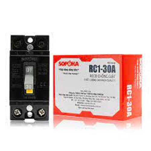 CB cóc chống giật 20A / 30A Sopoka - Điện Việt