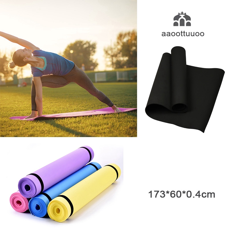 4MM Thick EVA Comfort Foam Yoga Mat Household Indoor Yoga for Pilates Exercise Mat