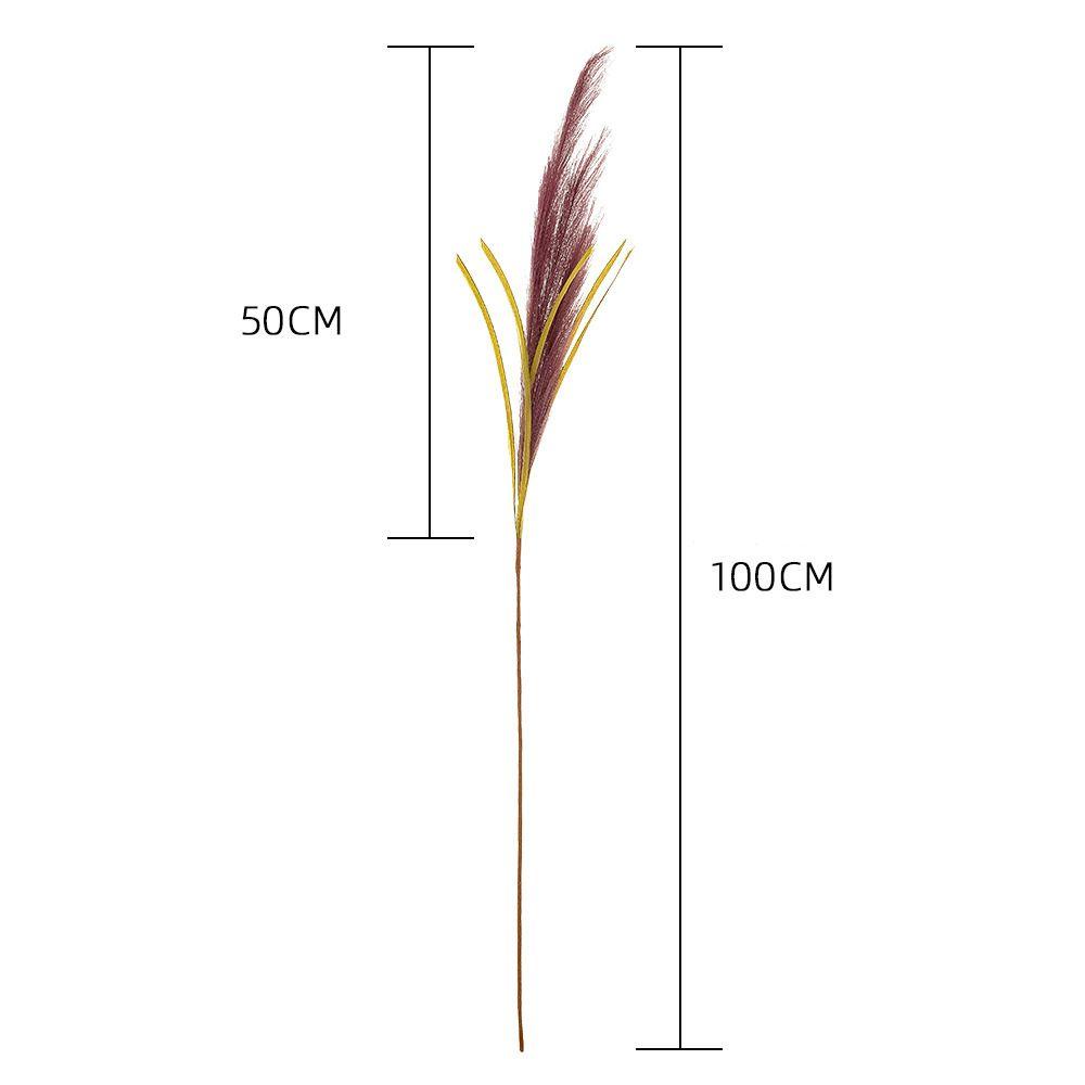 Bó Hoa Pampas Giả 40inch Dùng Trang Trí Nhà Cửa / Tiệc Cưới