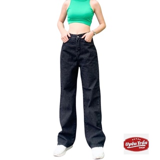 Quần jeans suông nữ chuẩn form từ 45 ký - 60 ký
