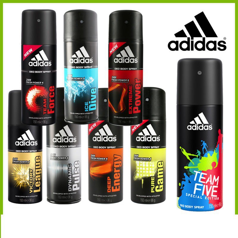 Combo Nước hoa - Xịt khử mùi Adidas 100ml