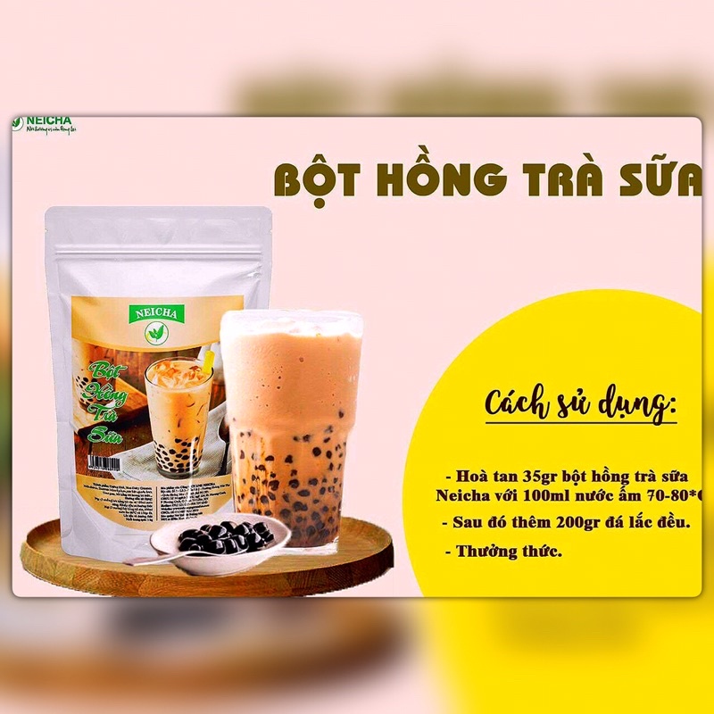 (200gr)TRÀ SỮA TRUYỀN THỐNG vị Hồng Trà Sữa thơm ngon, béo ngậy.
