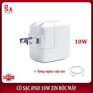 [RẺ VÔ ĐỊCH] Củ sạc IPAD 10w bóc máy likenew (tặng kèm dây sạc)