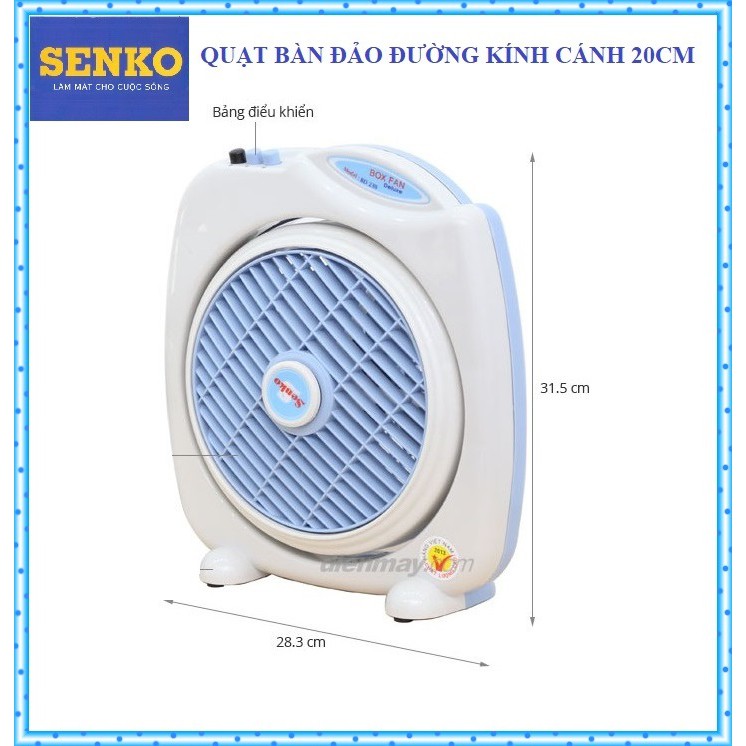 GRAB GIAO LIỀN Quạt hộp mini b2 senko