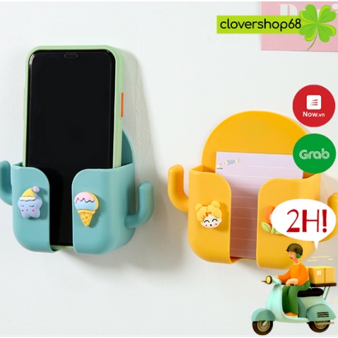 Kệ dán tường có móc treo  Clovershop68