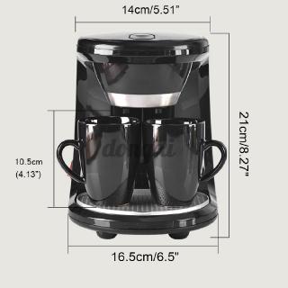Máy Pha Cà Phê Tự Động 110v Kèm 2 Cốc Lọc 150ml