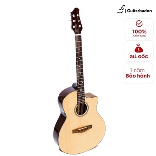 ĐÀN GUITAR CHO NGƯỜI MỚI - Acoustic Ba Đờn VE-70 Tặng Kèm Bao Đàn, Capo, Pick