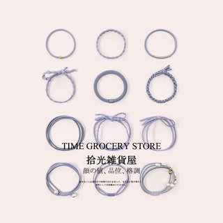 Set bộ 12 dây buộc tóc chun Hàn Quốc -thoitrangtuivi87
