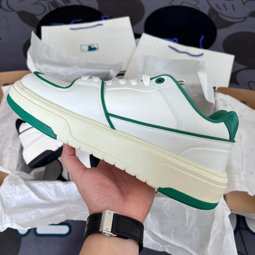 Giày MLB Chunky Liner NY New York Yankees Màu Xanh, Đen và Kem Cổ Thấp Cực Kỳ Phong Cách Cho Cả Nam Và Nữ Sneakers World