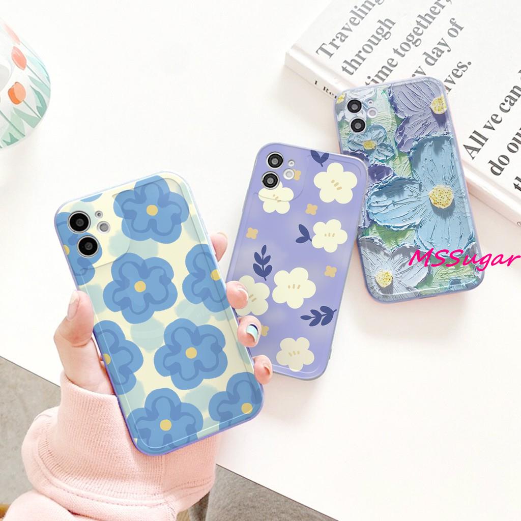 Ốp lưng iphone Hoa Hitashi bóng cạnh vuông BVC 6/6plus/6s/6splus/7/7plus/8/8plus/x/xr/xs/11/12/13/pro/max/plus/promax