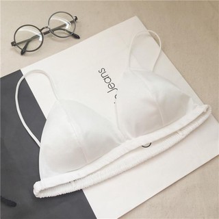 Áo Bra Croptop phi lụa bóng có mút - 263 -CH40
