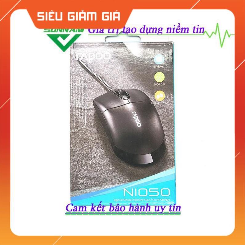 Hàng Chính Hãng -  Chuột Rapoo N1050 Kết Nối USB - Bảo Hành Đổi Mới 12 Tháng | BigBuy360 - bigbuy360.vn