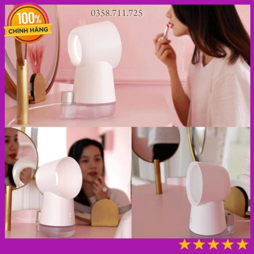 Máy phun sương ion âm trung hòa bụi không khí, máy xông tinh dầu có đèn ngủ hiện đại