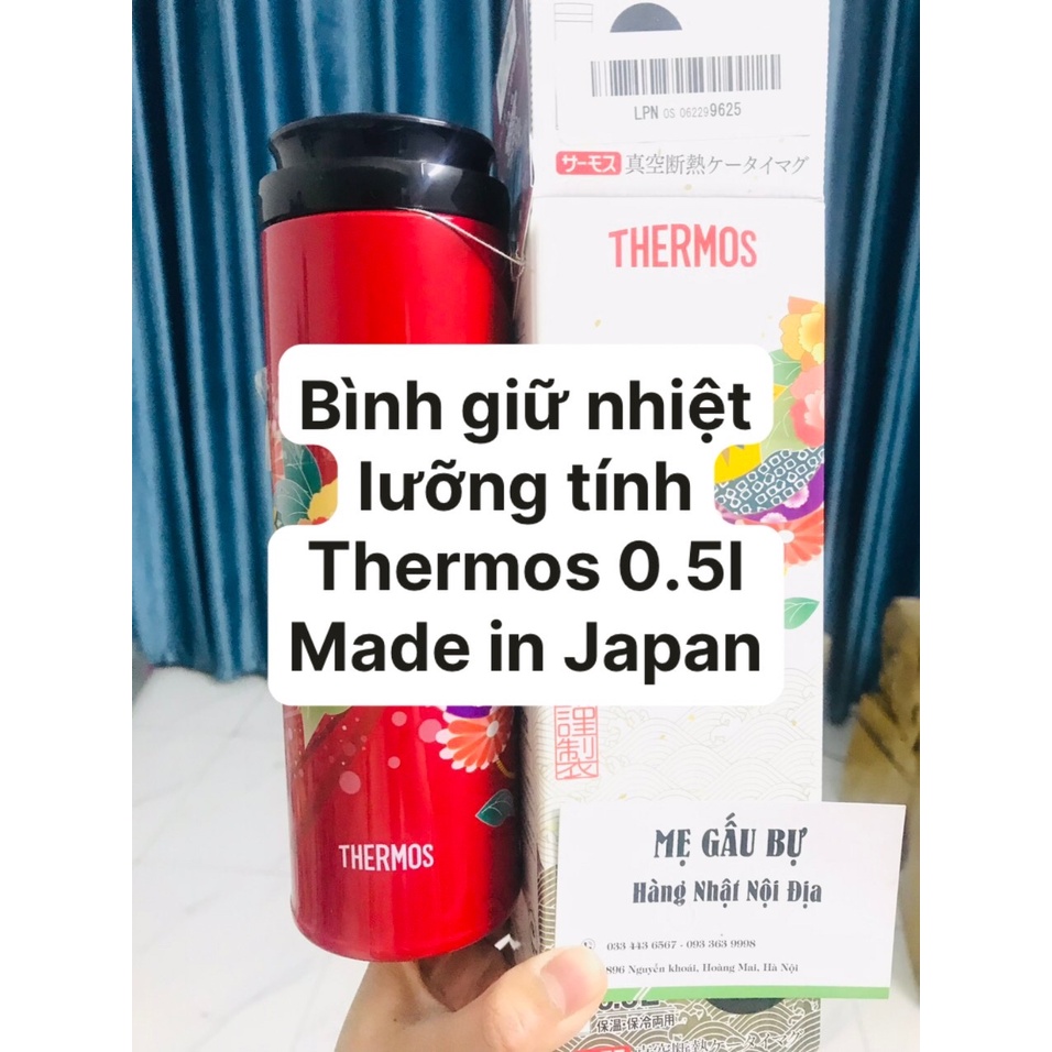 BÌNH GIỮ NHIỆT LƯỠNG TÍNH THERMOS 500ML CAO CẤP