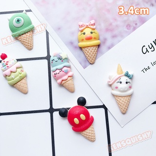 Mô Hình Kem Mickey Kỳ Lân Thú Ngẫu Nhiên Nguyên Liệu Trang Trí Slime