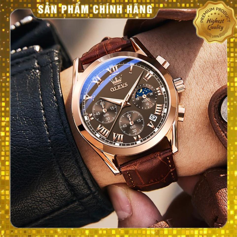 Đồng hồ đeo tay OLEVS  2871 cơ cấu thạch anh kim chỉ cho nam