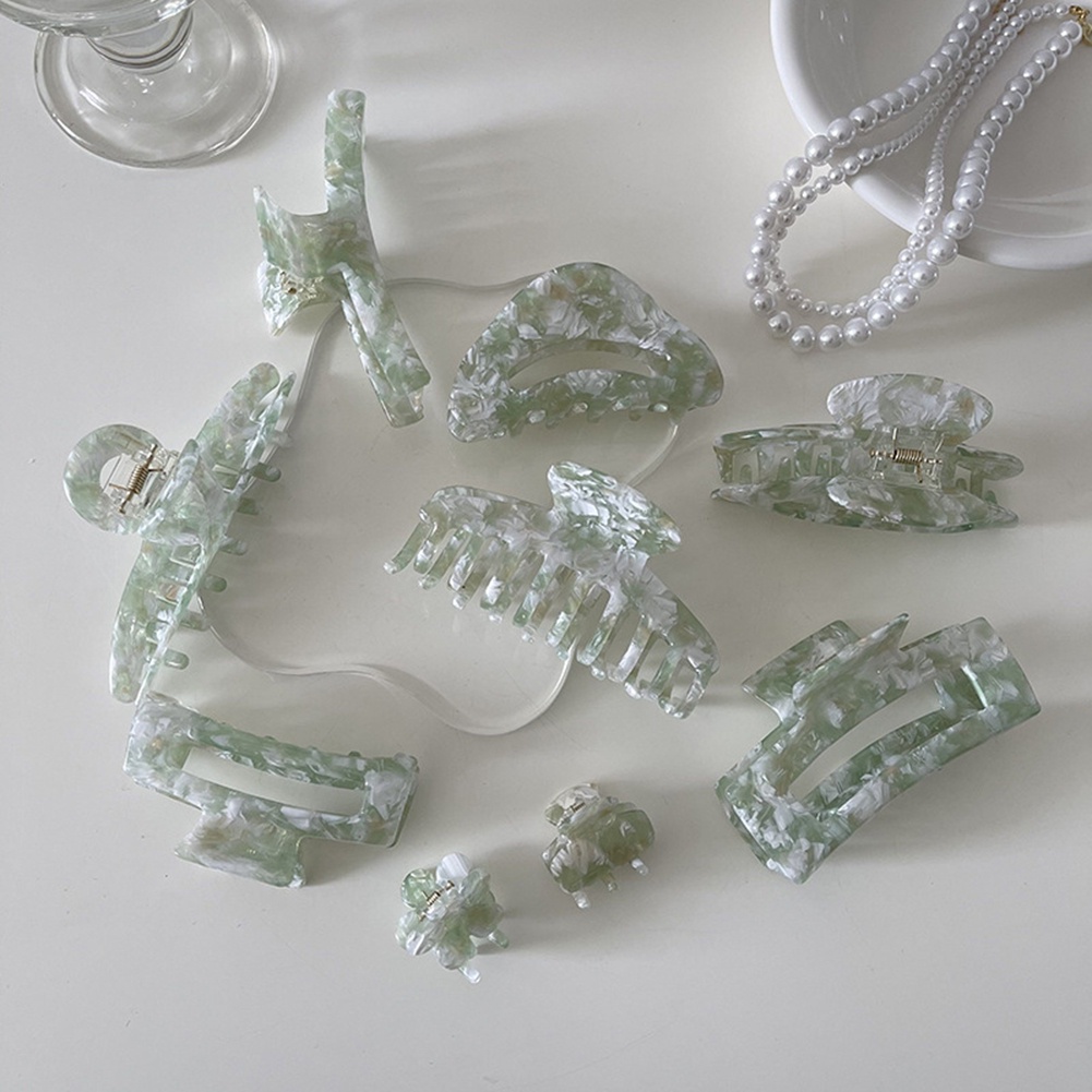 Kẹp Tóc Móng Vuốt Acrylic Hình Cua Thanh Lịch Cho Nữ