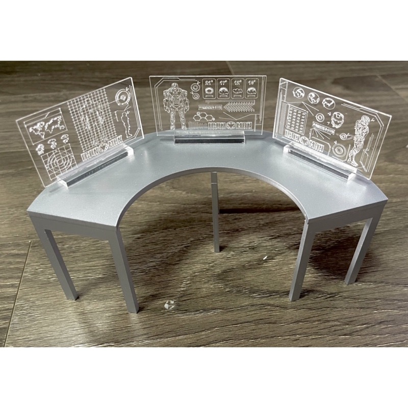 Mô hình bàn tv iron man 1/12, 1/6