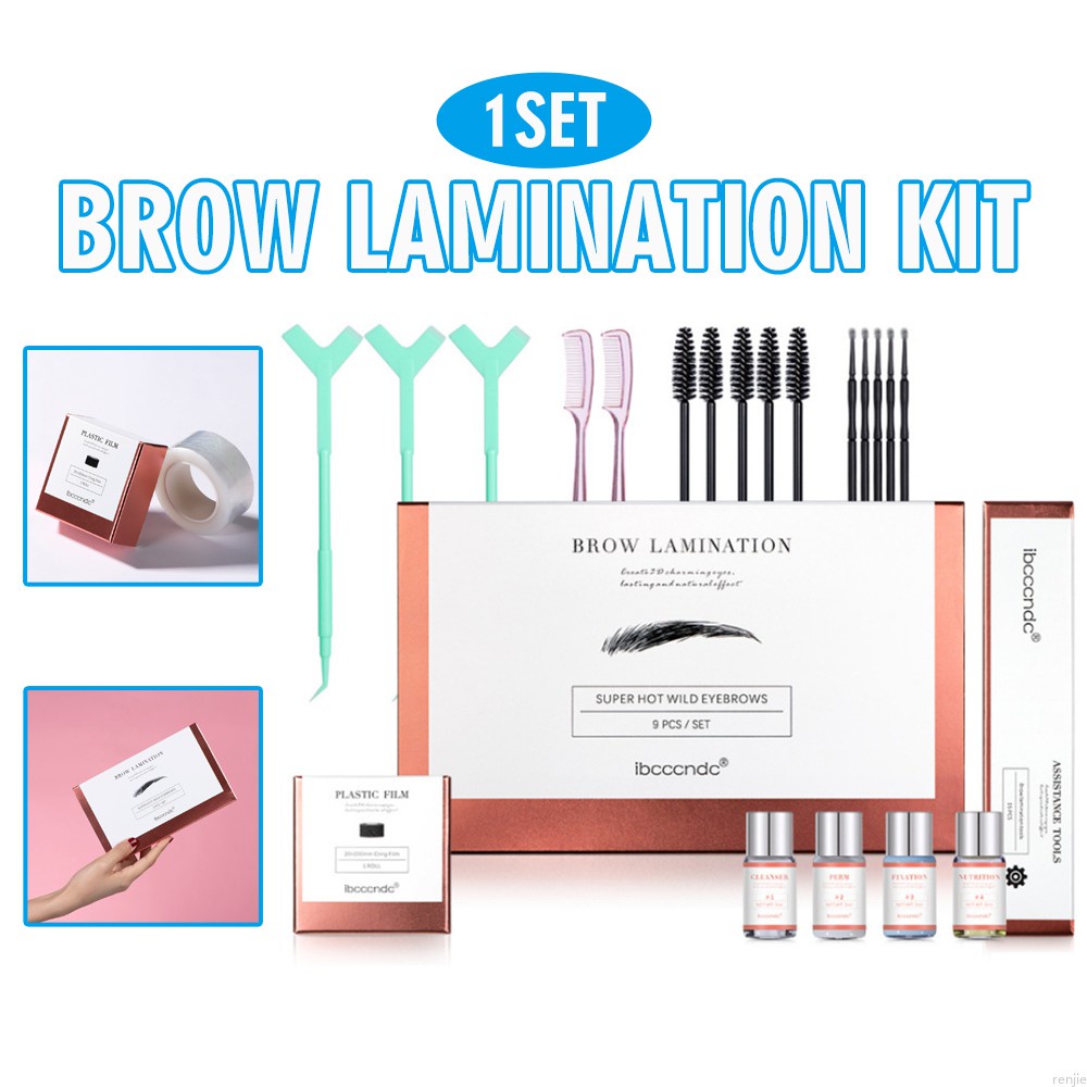 Set dụng cụ nâng uốn tạo kiểu lông mày có cọ tiện lợi