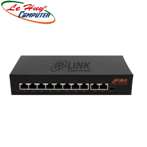Thiết bị chia mạng Switch IP-Link IPL-08POE 8 Port PoE + 2 Port Up Link