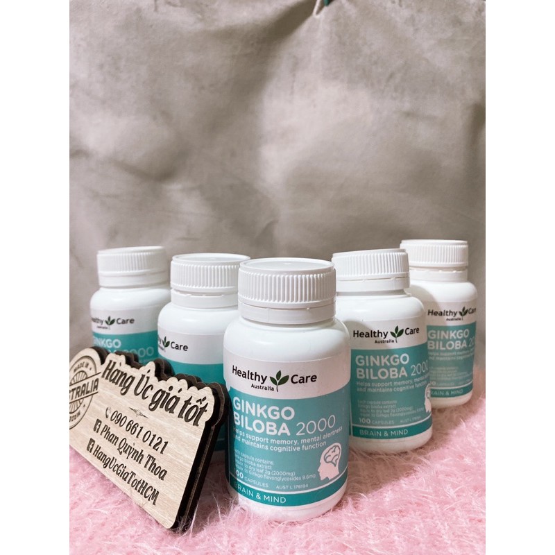 [Date 2024] Viên uống tuần hoàn máu não Ginkgo 2000