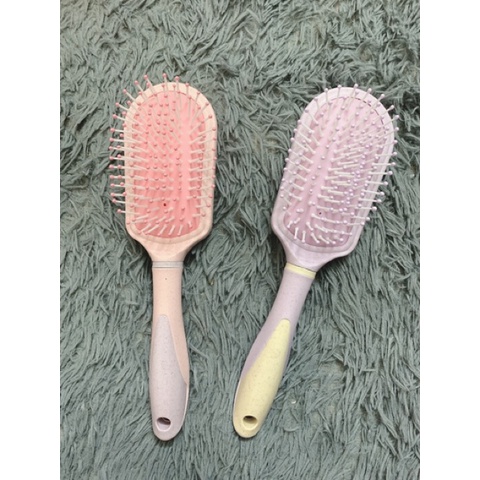 Lược gỡ rối tóc, massage đầu nhựa lúa mạch lông mềm êm ái
