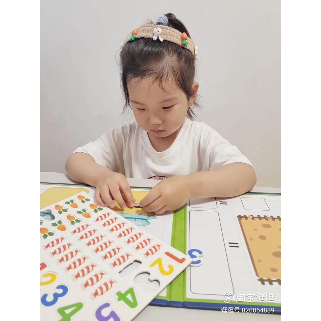 Bộ đồ chơi làm toán cho trẻ từ 2-6 tuổi có nam châm bí kíp học toán nhanh cho bé, đồ chơi toán học giúp trẻ tập trung.