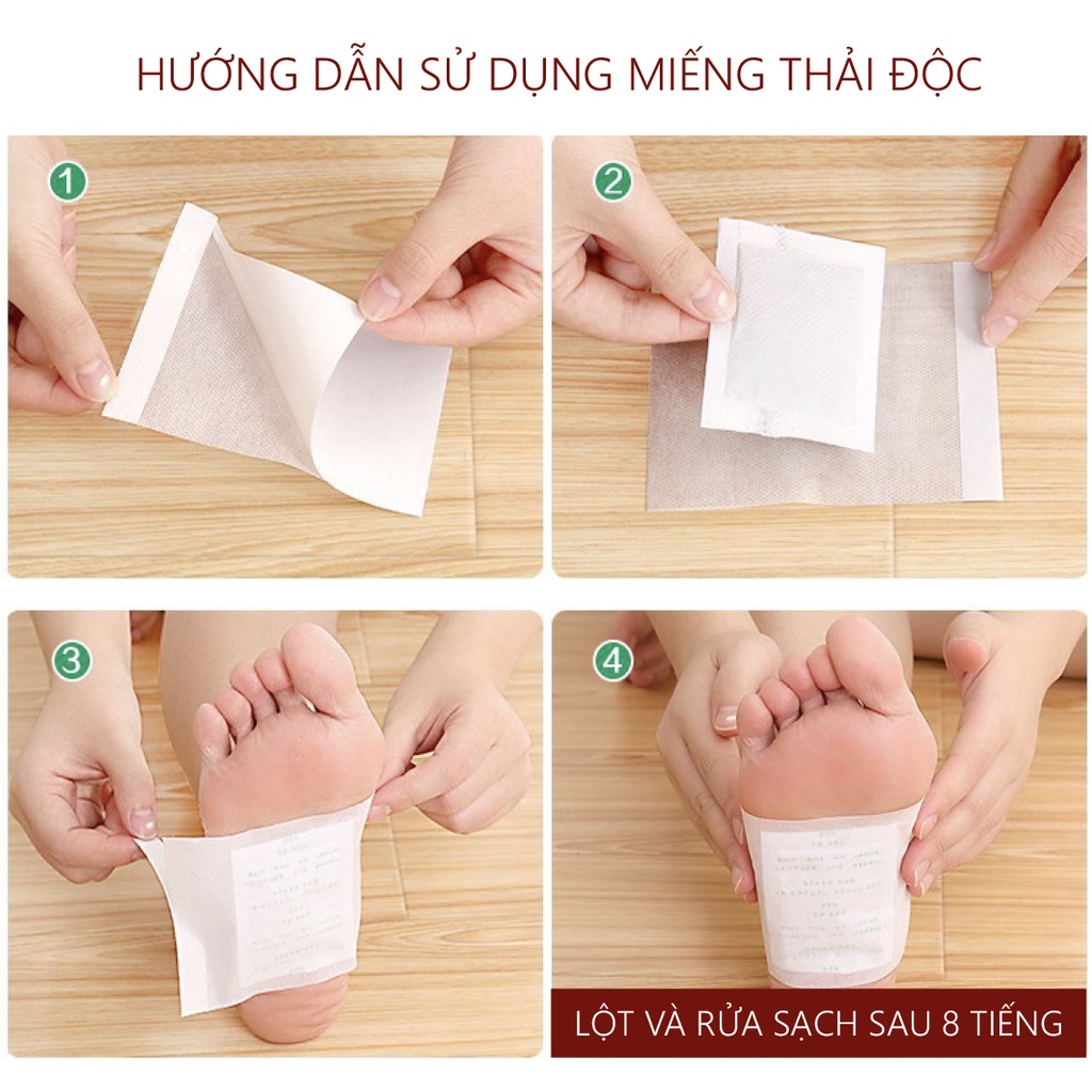 [Hộp 50 miếng Dán Bắc Kinh] Miếng dán ngải cứu thải độc, Hàng Bắc Kinh Chất Lượng