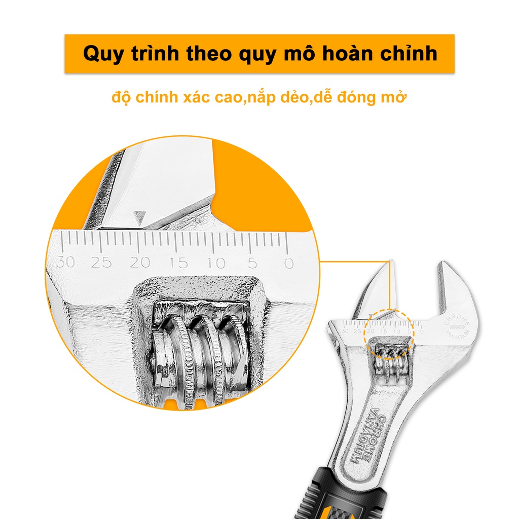 Mỏ lết công dài 150mm INGCO HADW131068