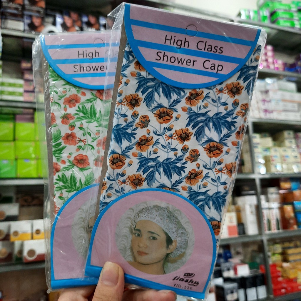 Mũ trùm đầu khi tắm hoặc ủ tóc Nilon