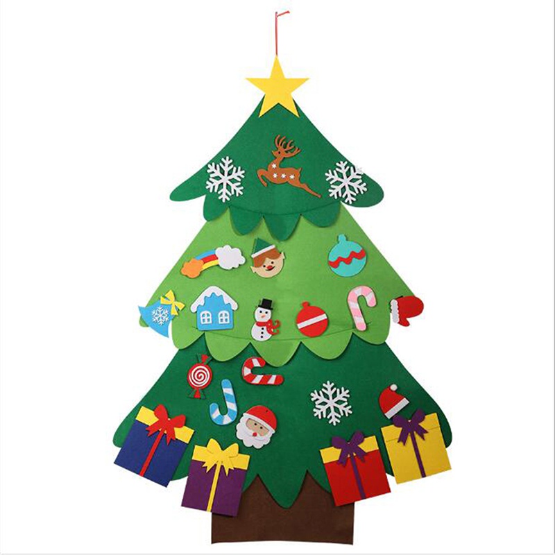 Christmas Supplies DIY Christmas Tree Children's Educational Toys Window Decoration Pendant