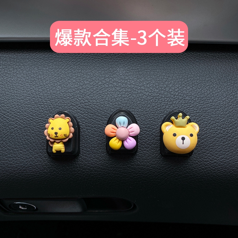 Móc Treo Chìa Khóa Xe Hơi Bằng Nhựa Tự Dính Hình mickey minnie Khủng Long Thông Dụng