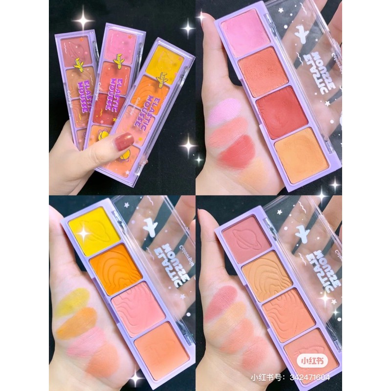 Phấn má hồng Colour Grid 4 ô xinh xắn Colour Grid thiên hà (Có sẵn - Giao nhanh) | BigBuy360 - bigbuy360.vn