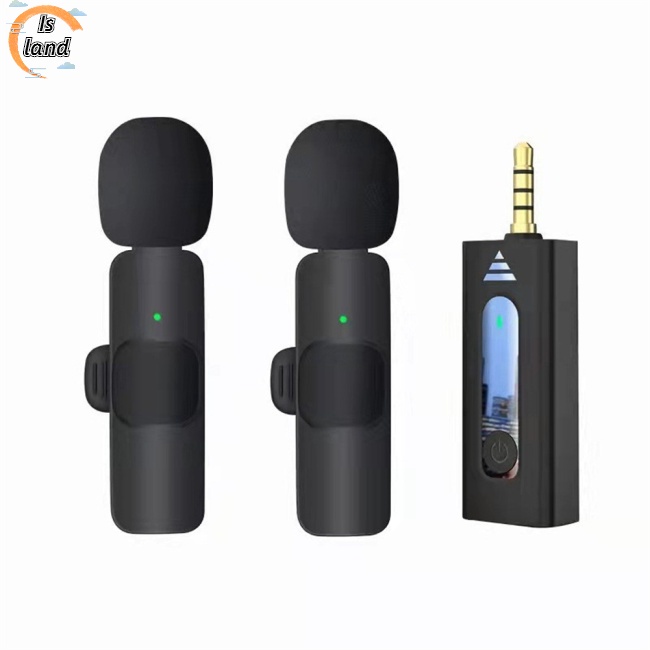Micro Không Dây 3.5mm Hỗ Trợ Thu Âm Đa Hướng Cho Camera / Điện Thoại Thông Minh