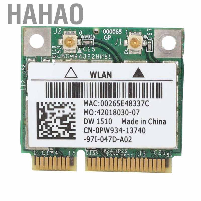 [Seller Recommend] Card mạng Wifi Dw1510 Bcm94322Hm8 Dual Band 5g Pci-E không dây chất lượng cao cho Dell E4200 E5500