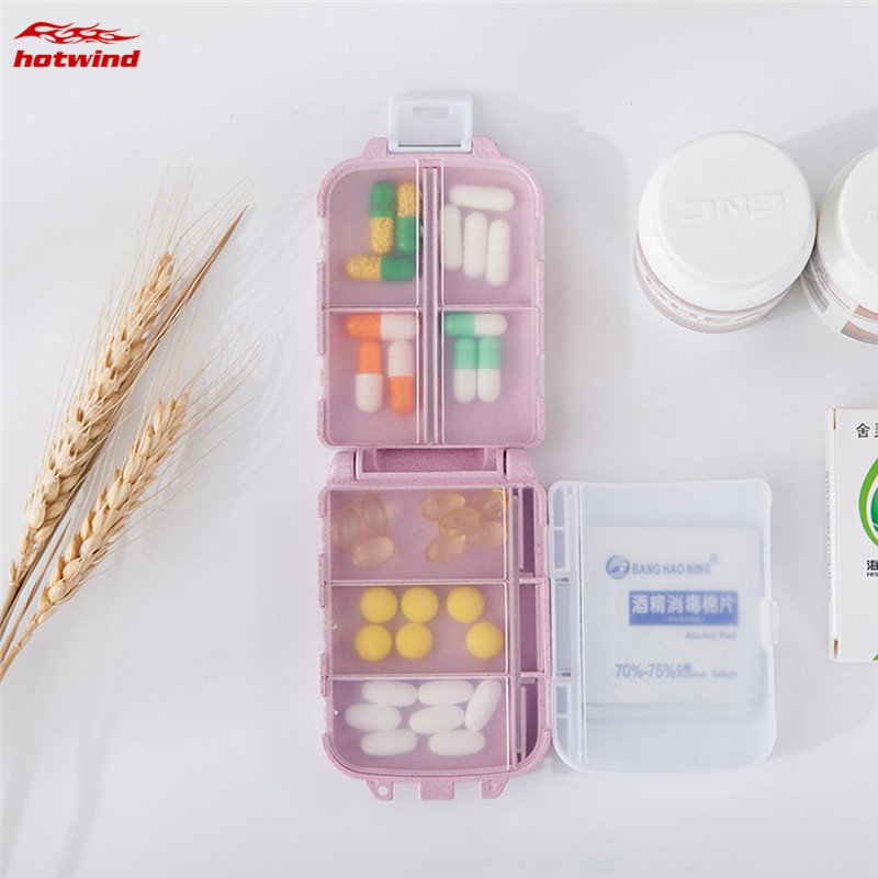 Hộp đựng thuốc mini có 8 ngăn chất lượng cao