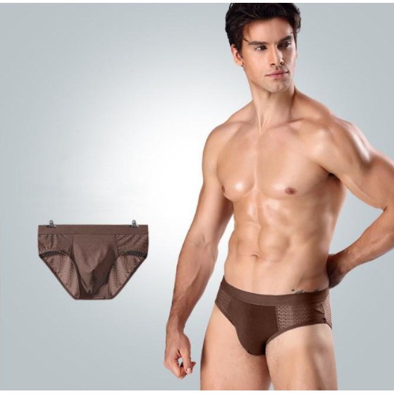 Hộp 4 quần lót tam giác, sịp chéo thông hơi cao cấp dành cho nam thun cotton co dãn bốn chiều.