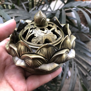 Lư xông trầm hoa sen - lư đốt trầm