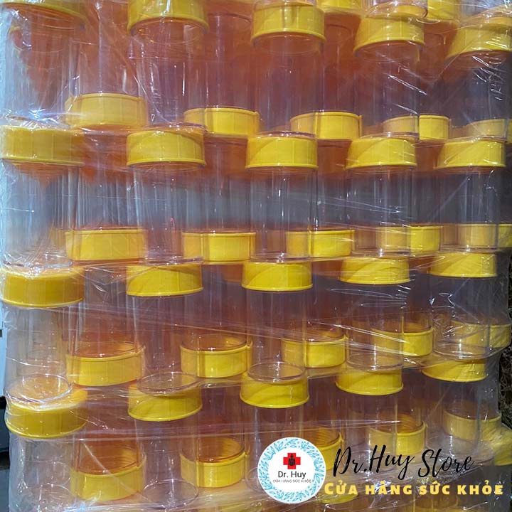 Lọ đựng mẫu nắp màu vàng không nhãn HTM túi 10 cái BSH