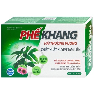 Viên Uống Phế Khang Hải Thượng Vương Chiết Xuất Xuyên Tâm Liên