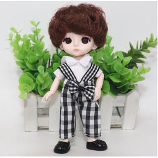 Búp Bê Em Bé Nam Ngộ Nghĩnh Baboliy BJD 1/12 Cao 16cm 13 Khớp