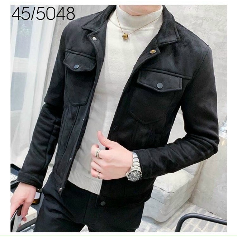 Áo da lộn QC cao cấp