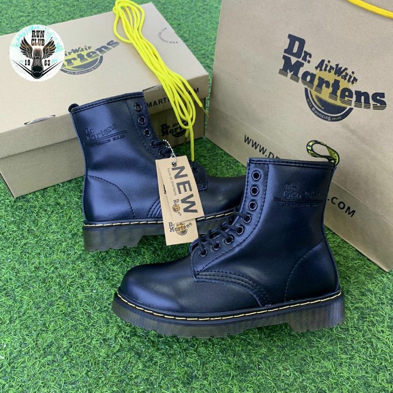 giầy Dr.Martens đen cổ cao thời trang nam nữ x ! ! : " .