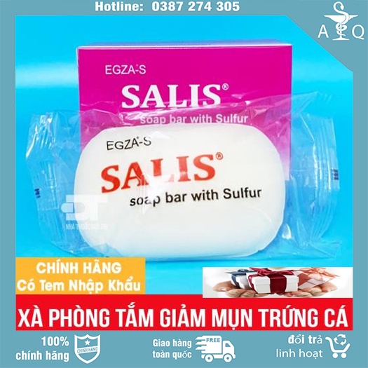 Xà Bông Tắm Mụn SALIS SOAP BAR 80G