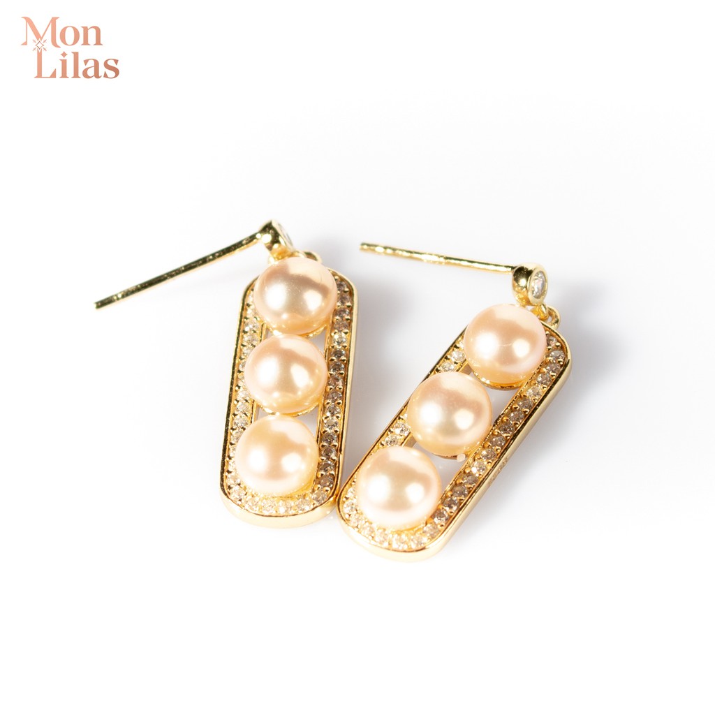 Khuyên Tai Bạc Mon Lilas Quý Phái Earring K0420006