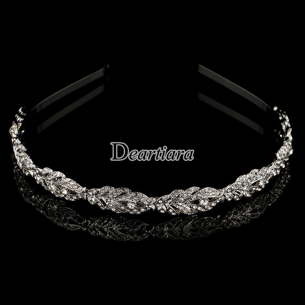 Crystal Rhinestone Headband Wedding Bridal Tiara Headwear