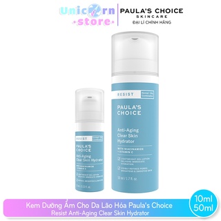 Kem Dưỡng Ẩm Mềm Mịn Cho Da Nhạy Cảm Và Lão Hóa Paula's Choice Resist Anti-Aging Clear Skin Hydrator