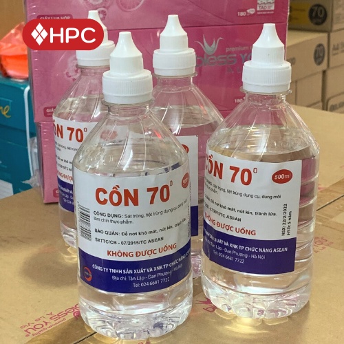 Cồn Y Tế Cồn Xịt Sát Khuẩn 70-90 Độ Có Vòi Xịt 500mL Chất Lượng An Toàn Dùng Để Rửa Tay Sát Khuẩn